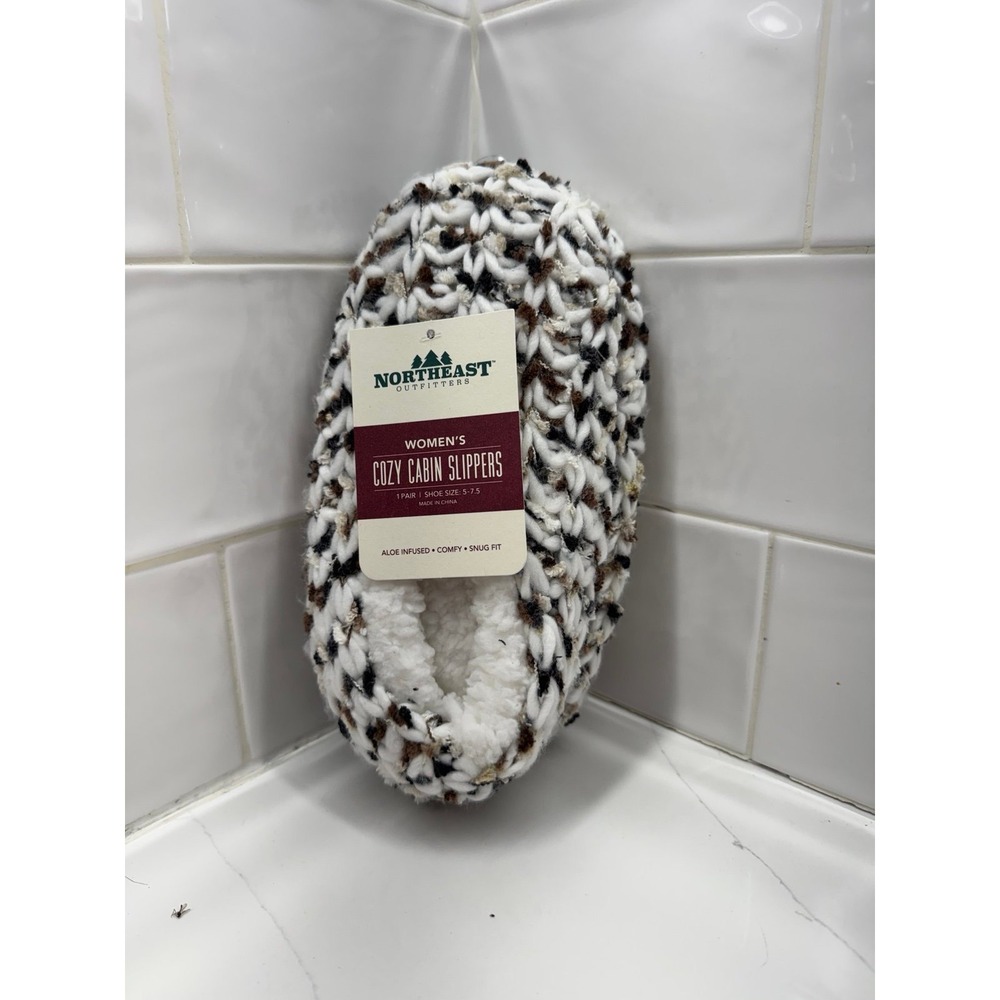 Northeast Outfitters Womens Cozy Cabin Slippers Aloe Infused S/M